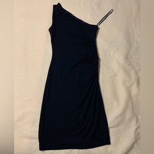 Black One strapped Banana Republic fitted dress